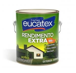 Tinta Acrílica Eucatex Fosco Rendimento Extra 3,6LT