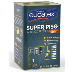 Tinta Acrílica Premium Eucatex Super Piso 18 LT