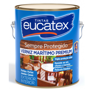  Verniz Marítimo Premium Acetinado Eucatex 3,6 Lt