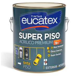 Tinta Acrílica Premium Eucatex Super Piso 3,6 LT