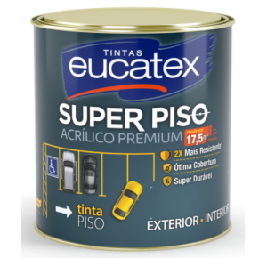 Tinta Acrílica Premium Eucatex Super Piso 900 ml