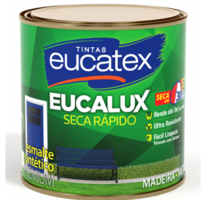 Esmalte Seca Rapido Premium  Eucatex Eucalux Brilhante 225ml