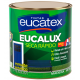 Esmalte Seca Rapido Premium  Eucatex Eucalux Aluminio Metalizado 900 ml