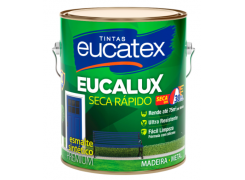 Esmalte Seca Rapido Premium Eucatex Eucalux Aluminio Metalizado 3,6 Lt