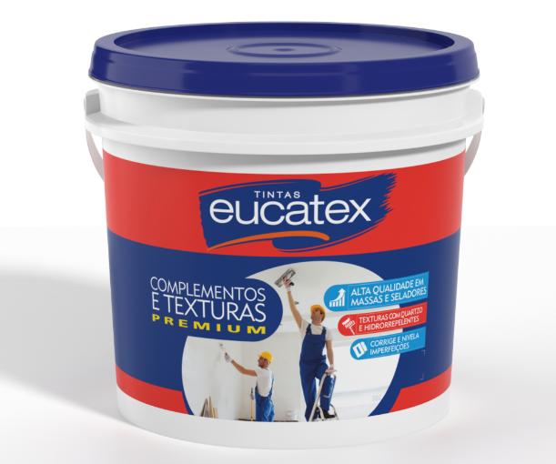 Textura Eucatex Premium Riscada 23 Kg Branco