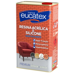 Resina Acrilica Premium Base Solvente Eucatex 5 Lt